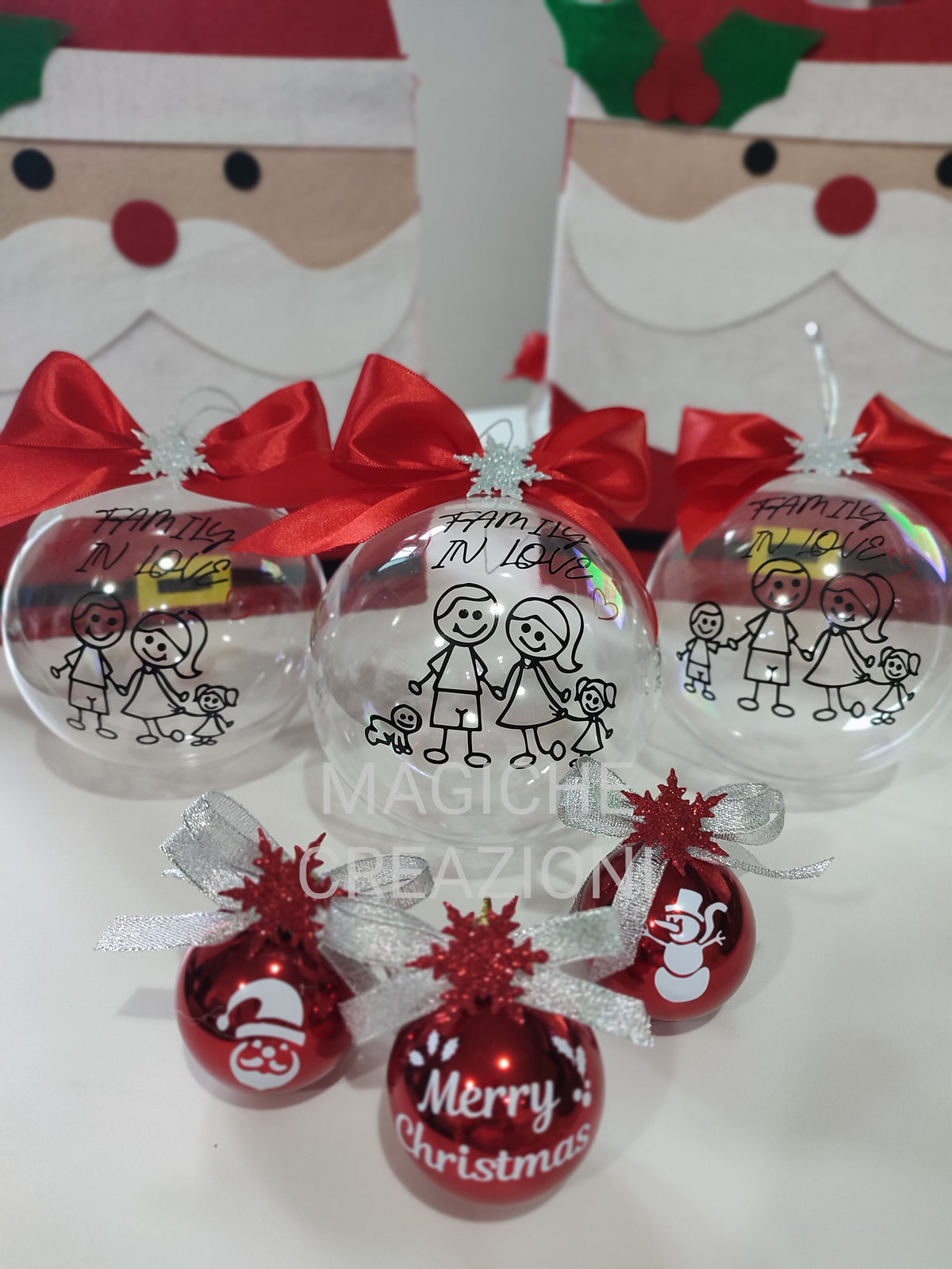 Sfera natalizia personalizzata 12 cm – Events Designer