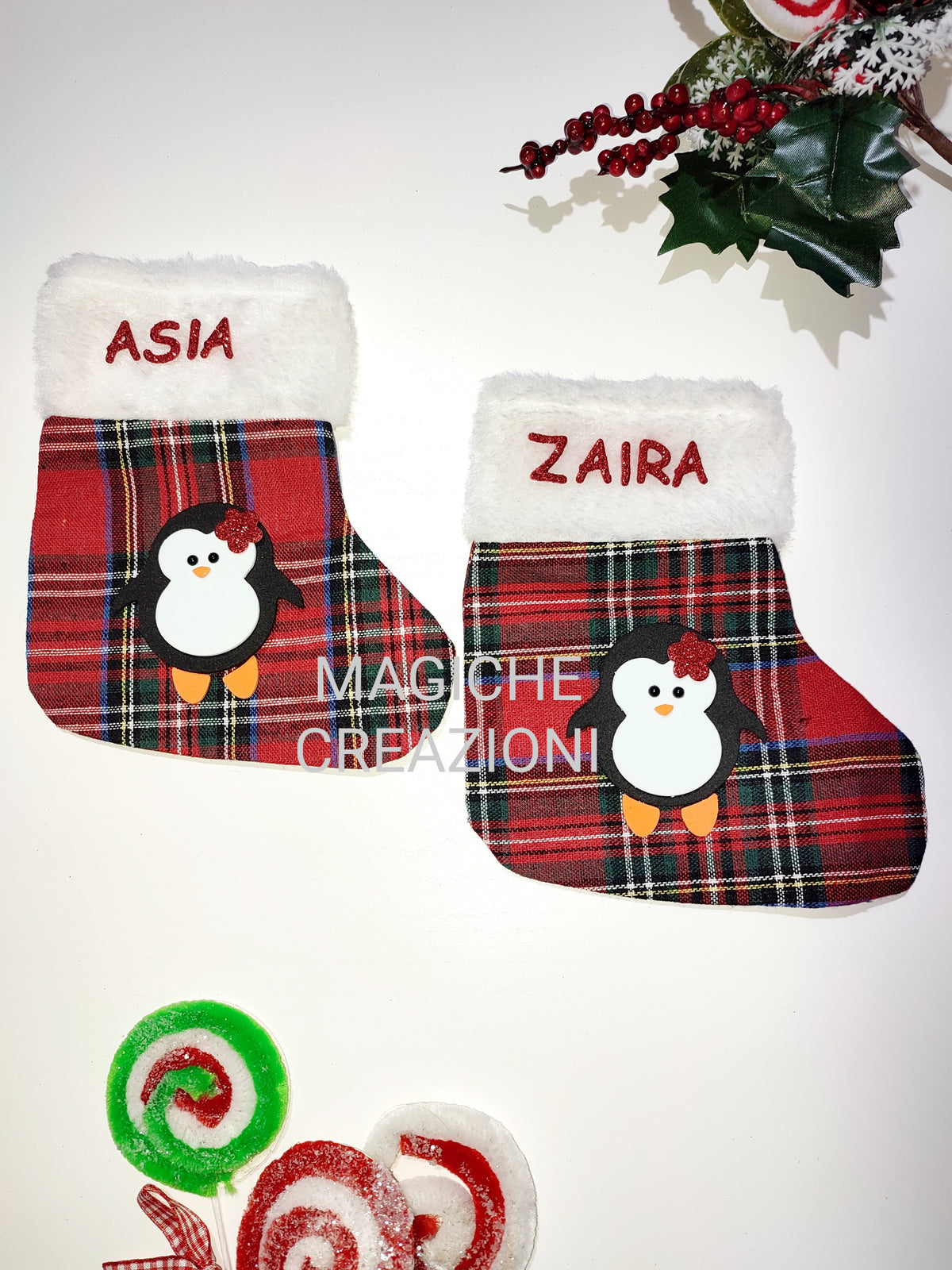 Calza della Befana piccola personalizzata