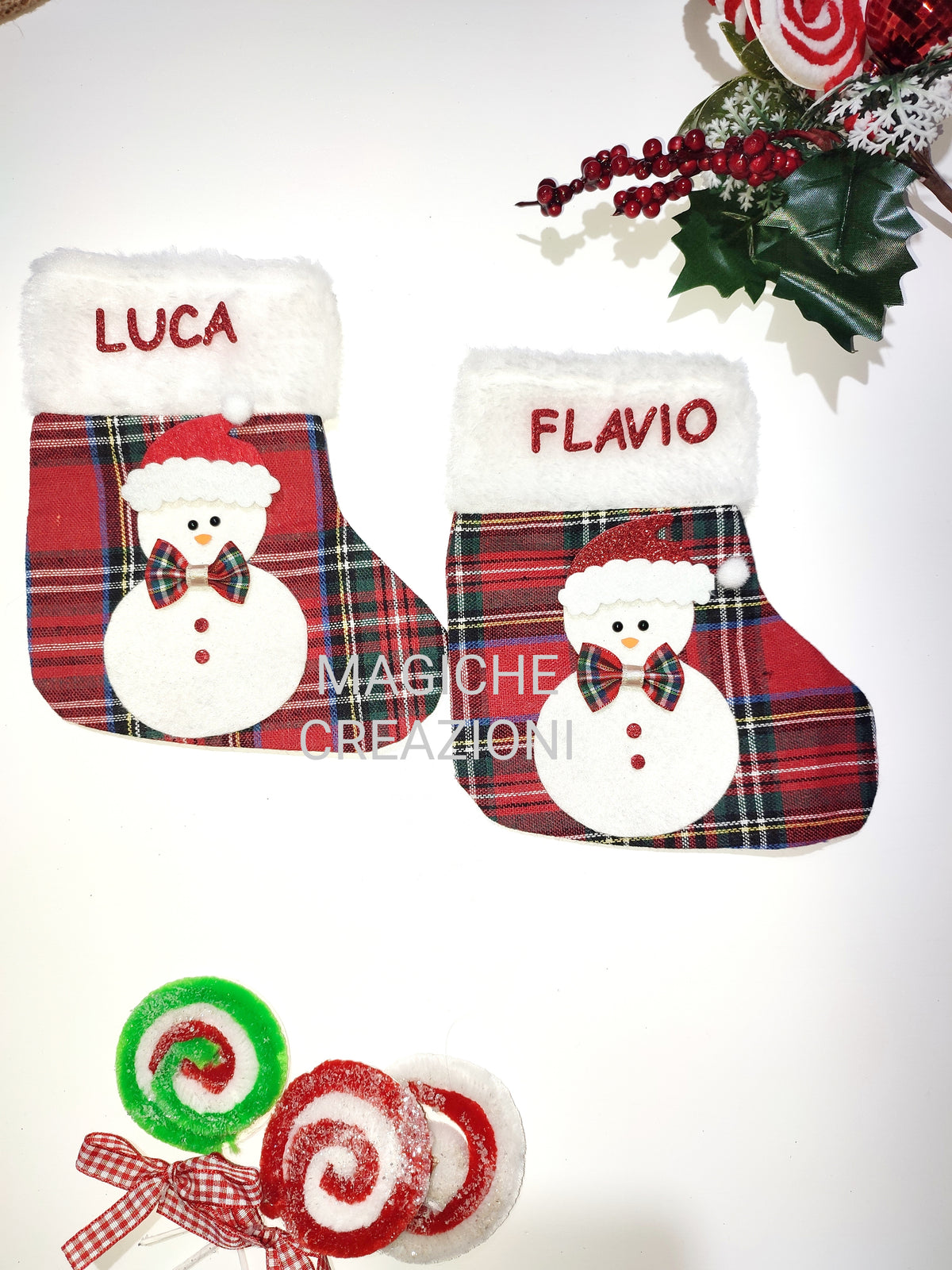 Calza della Befana piccola personalizzata