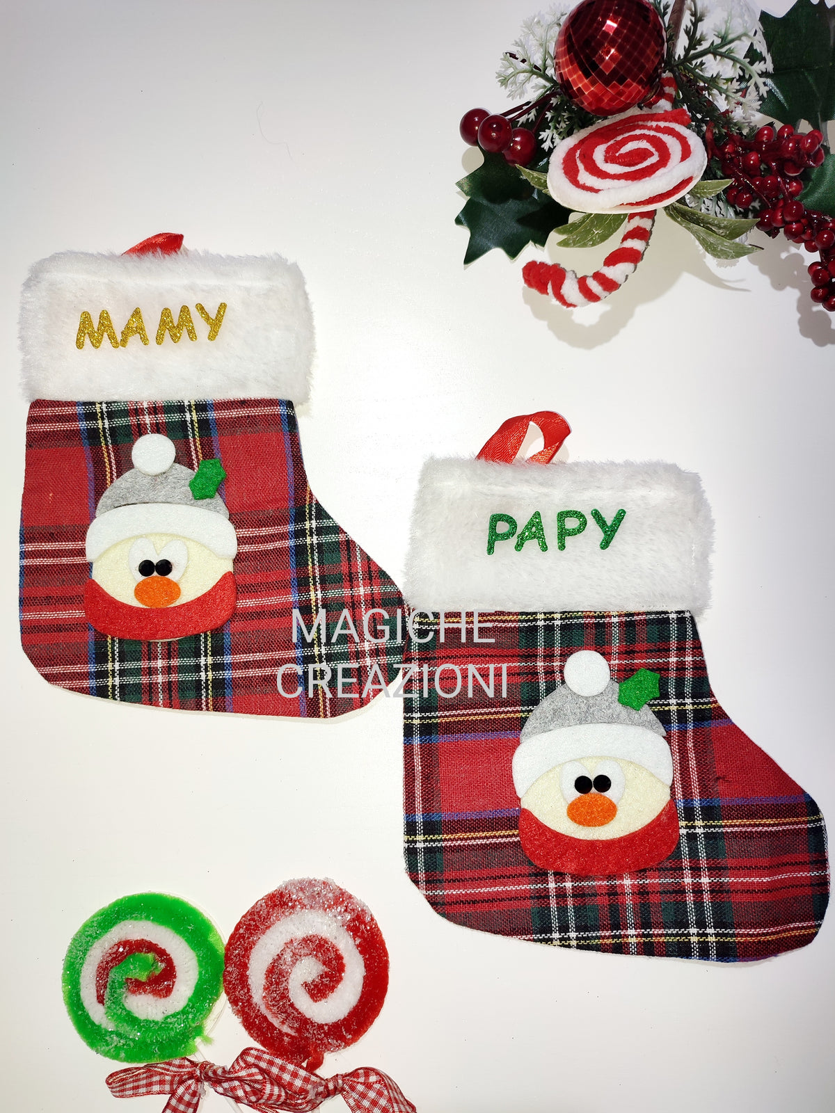 Calza della Befana piccola personalizzata