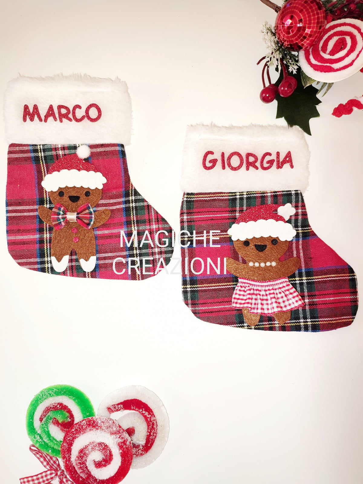 Calza della Befana piccola personalizzata