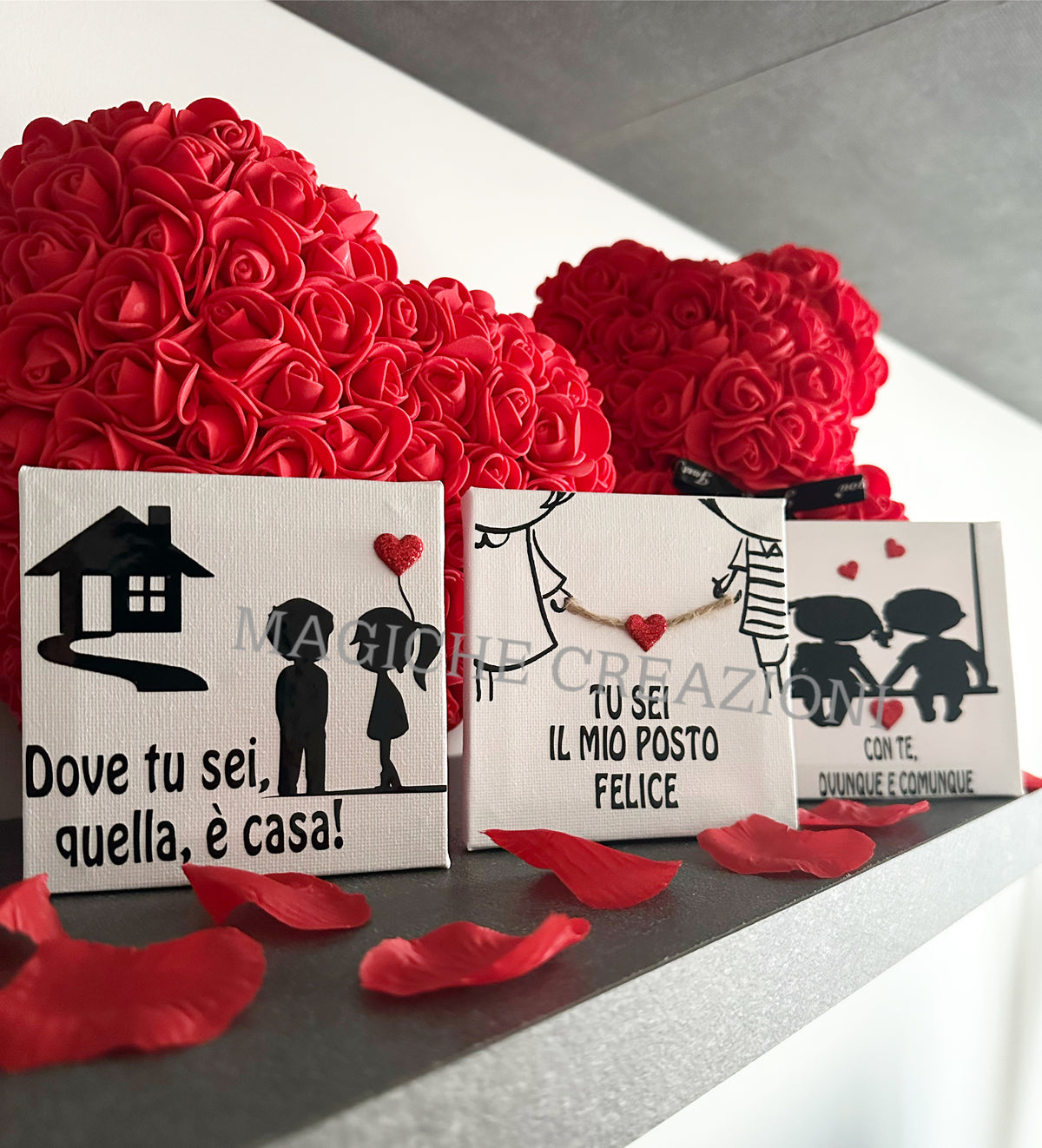Tela personalizzata con disegno e dedica