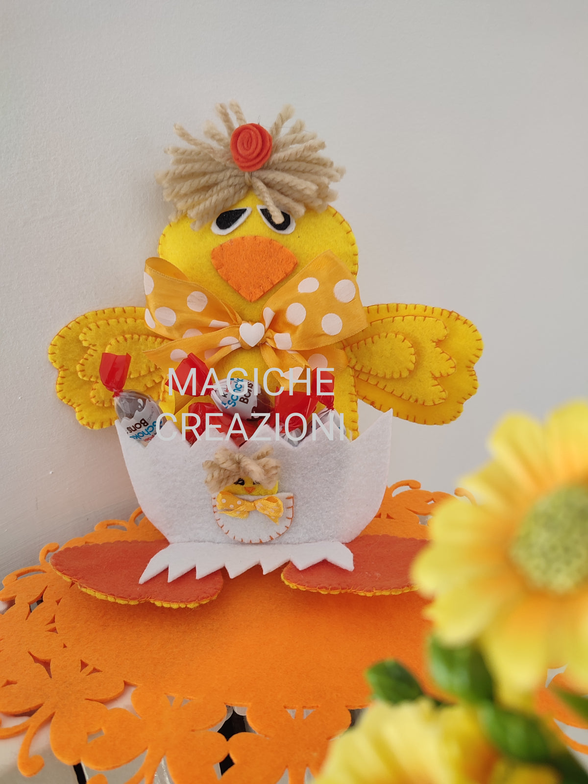 Portaovetti chioccia con pulcino – Events Designer