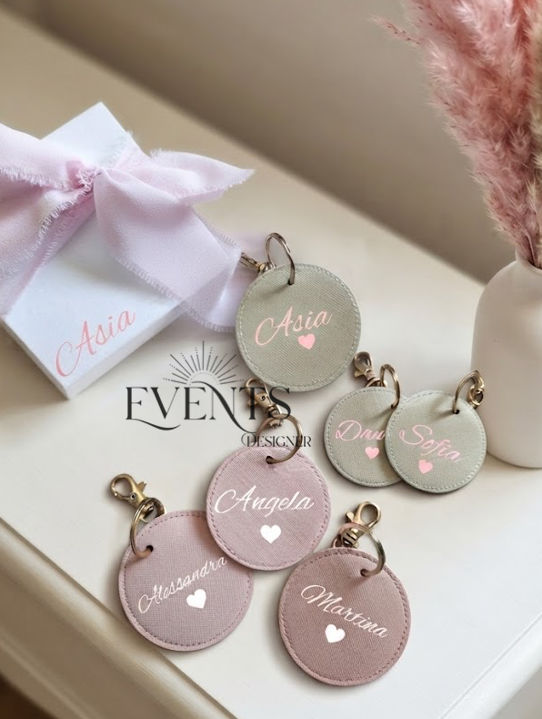 Mini box regalo con portachiavi personalizzato – dettaglio 6