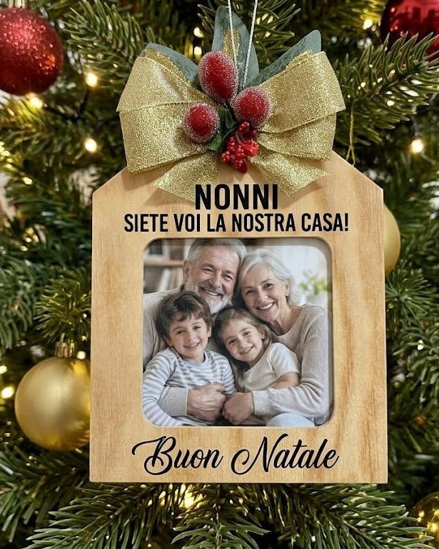 Casetta  portafoto “Nonni”