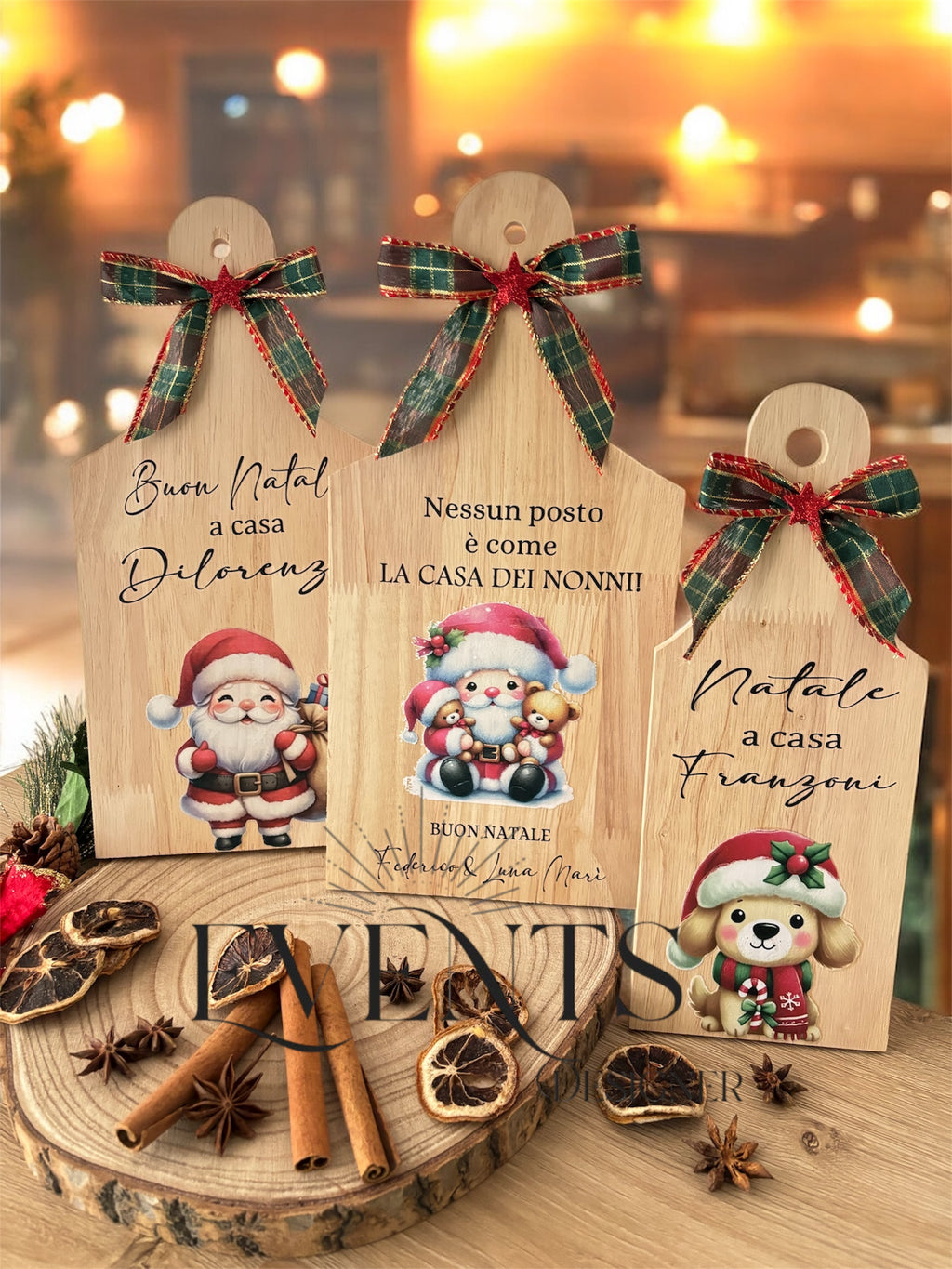 Tagliere con stampa a colori personalizzato