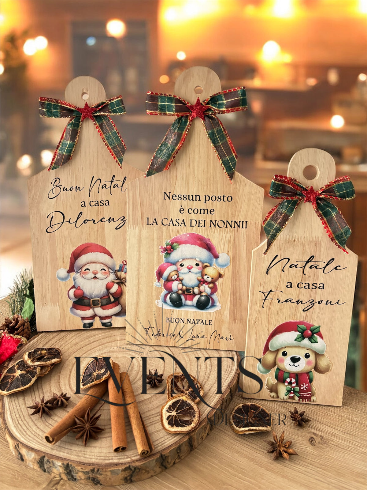 Tagliere con stampa a colori personalizzato