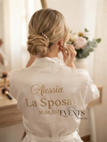Vestaglia sposa personalizzata – Events Designer