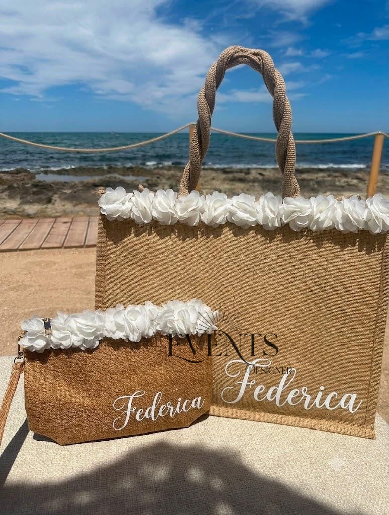 SET BORSA+POCHETTE IUTA