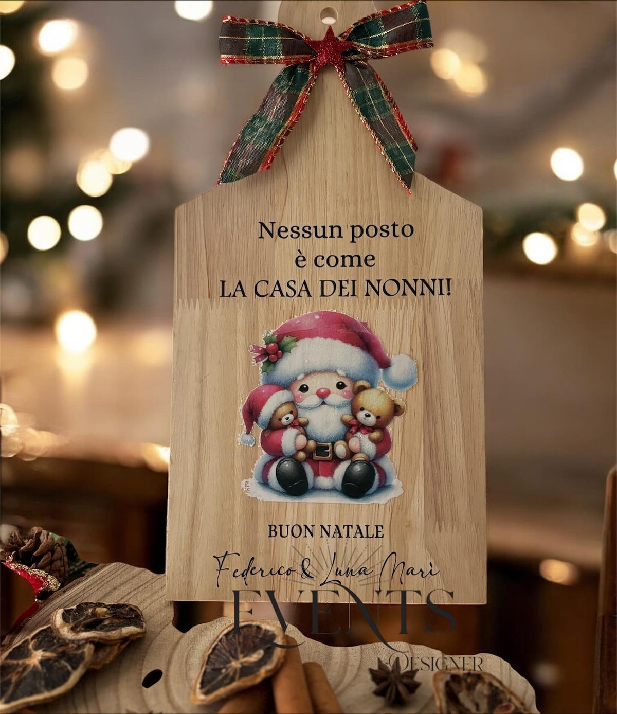 Tagliere con stampa a colori personalizzato