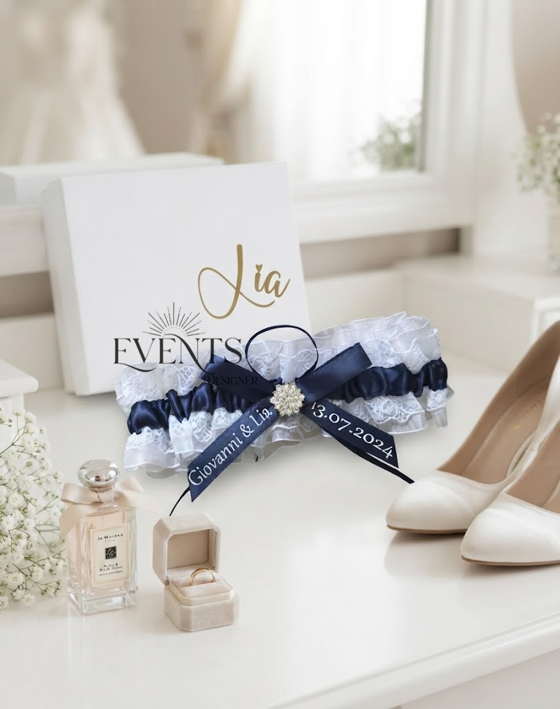Giarrettiera sposa personalizzata