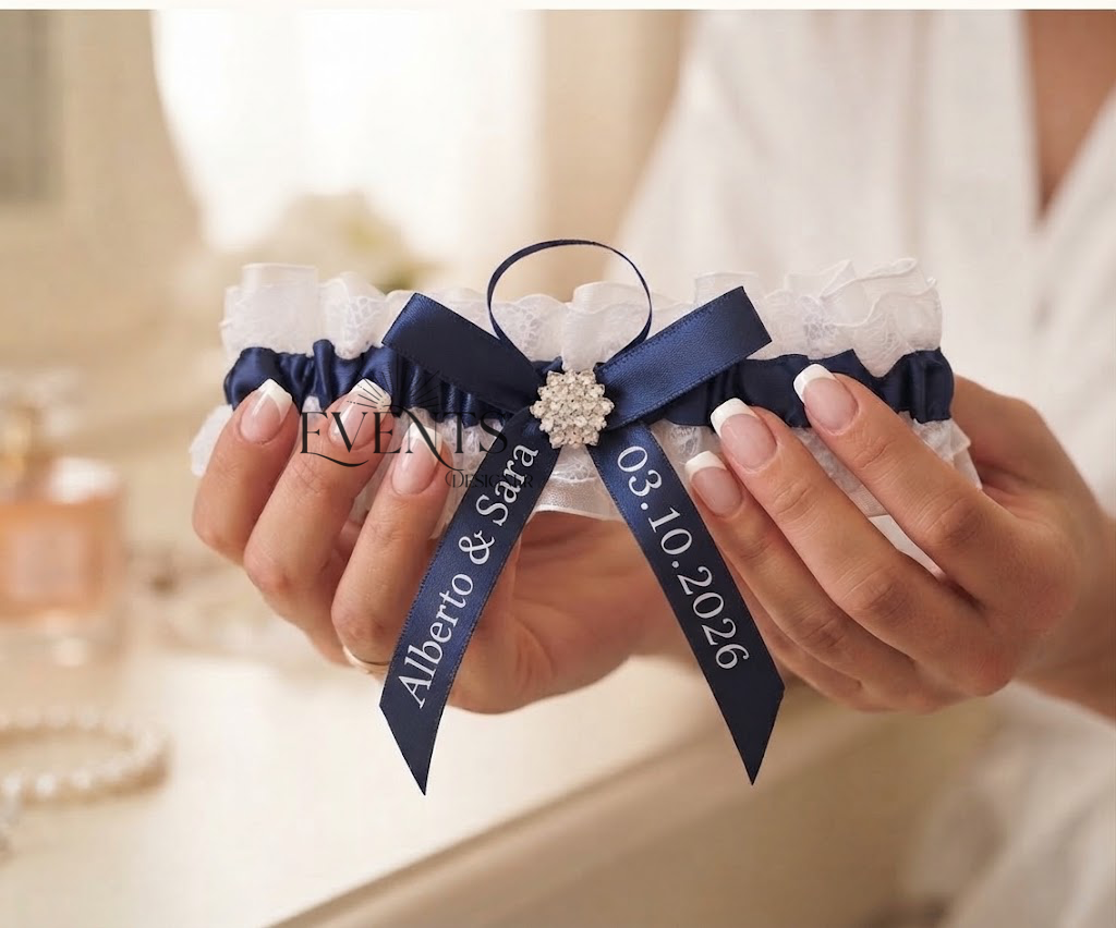 Giarrettiera sposa personalizzata – Events Designer