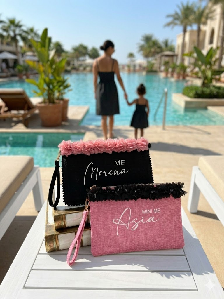 Pochette juta personalizzata