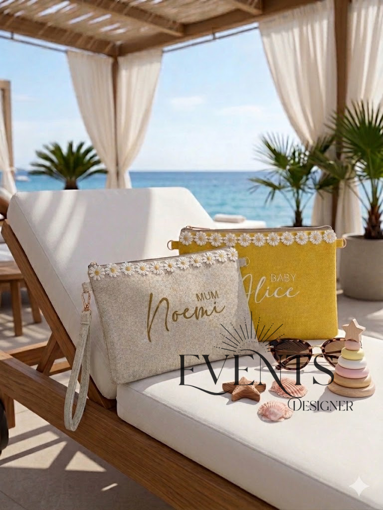 Pochette juta personalizzata