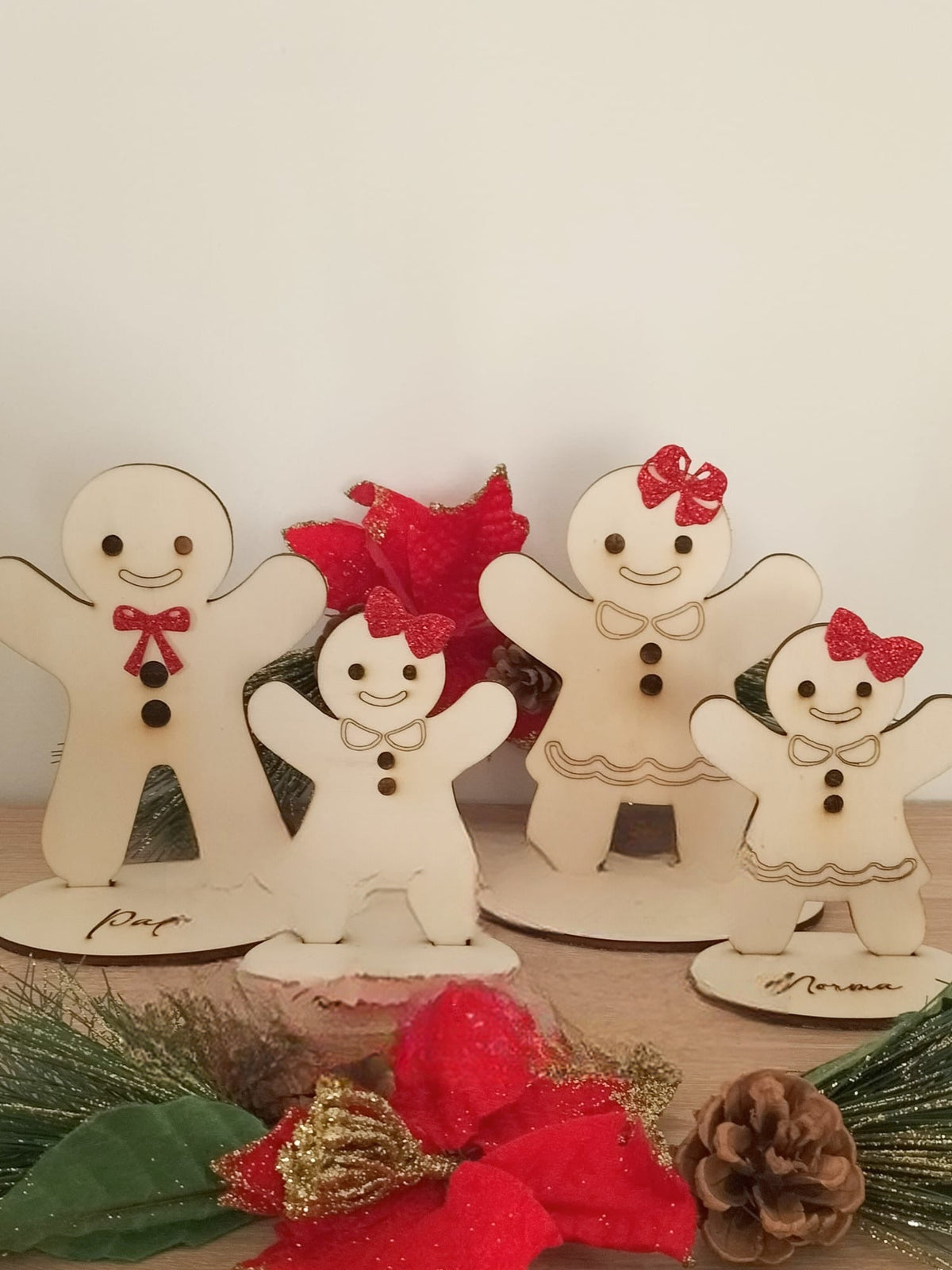 Omino di pan di zenzero in legno personalizzato – Events Designer