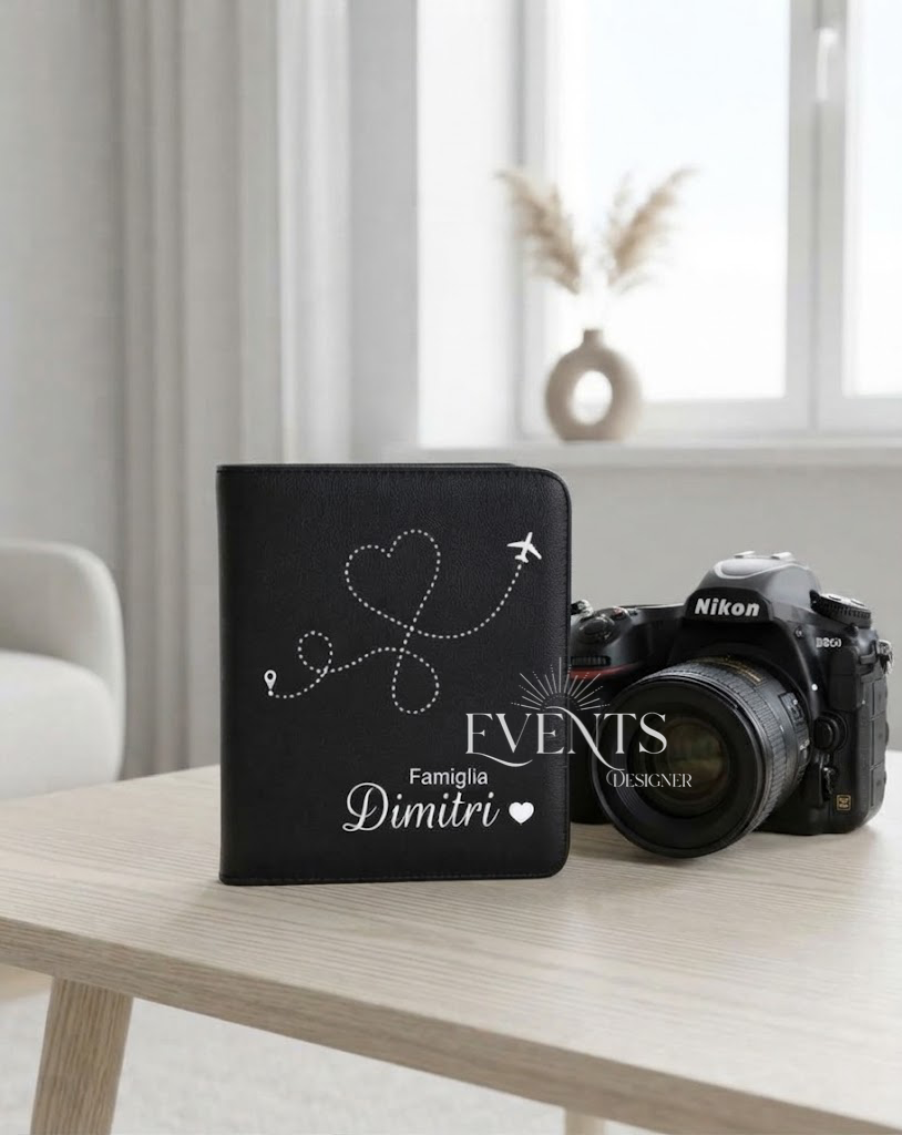Porta documenti da viaggio personalizzato – Events Designer