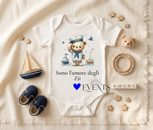 Body neonato personalizzato