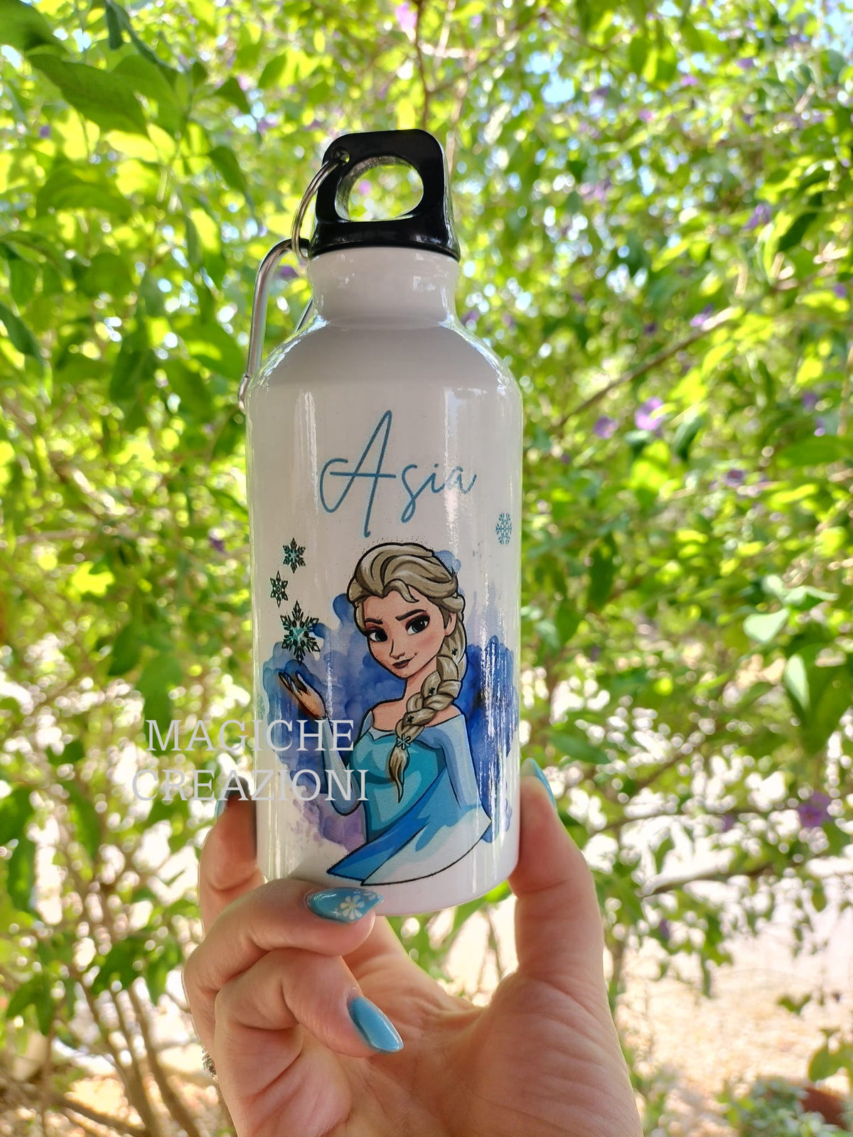 Borraccia in alluminio personalizzata con nome
