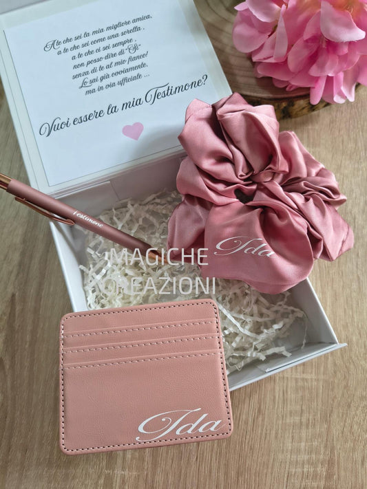 BOX TESTIMONE/DAMIGELLA/MADRINA BASIC