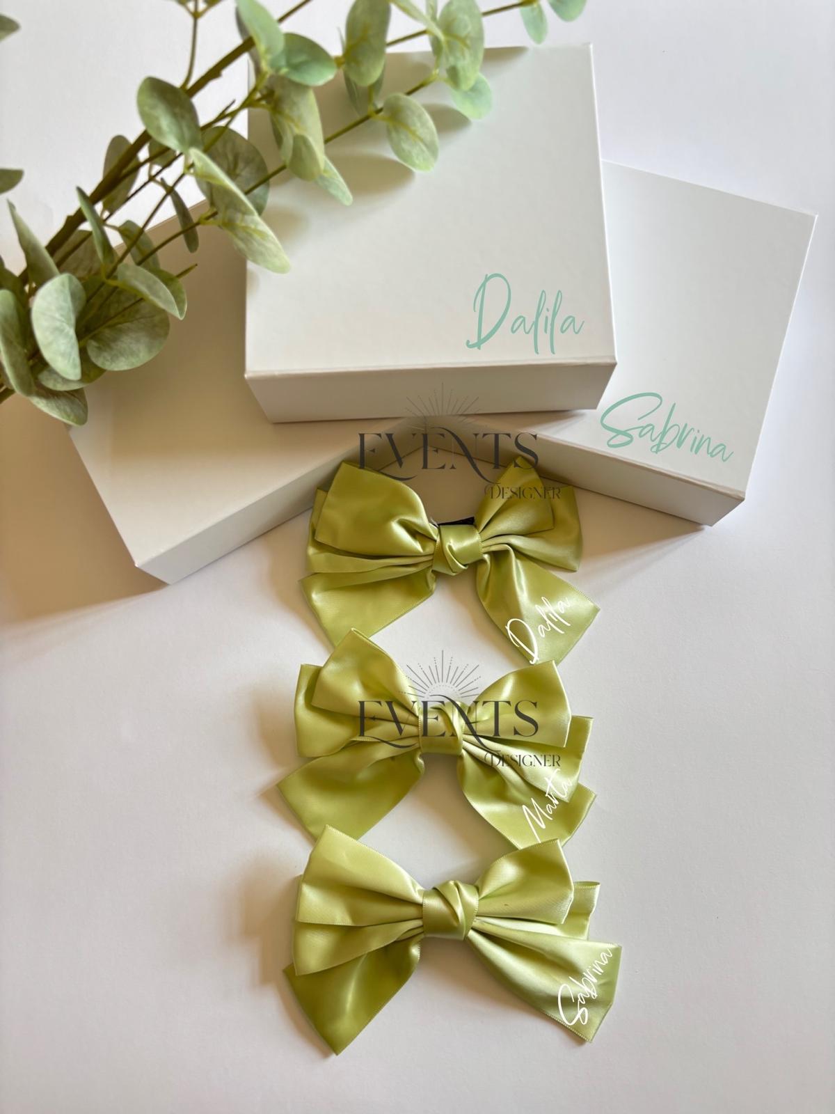 Box fiocco per capelli e specchietto personalizzata