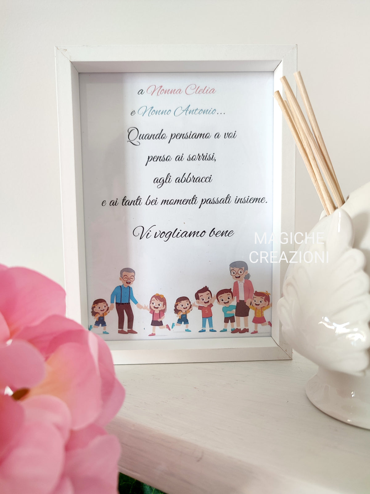 Quadretto per la Festa dei Nonni personalizzato