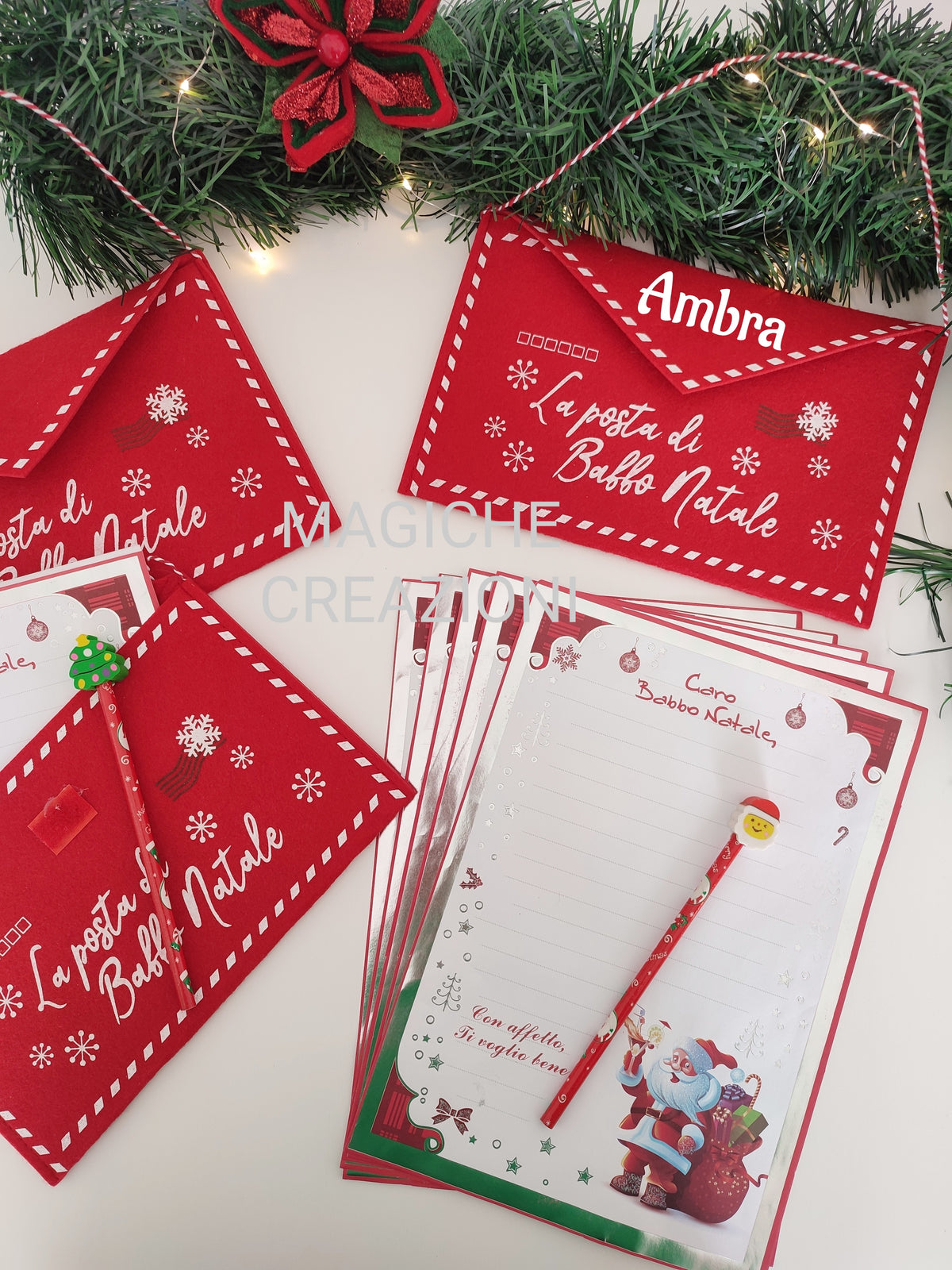 Busta per la letterina a Babbo Natale personalizzata